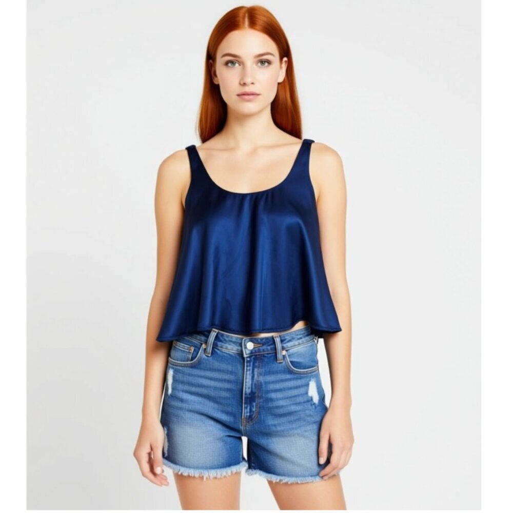 Topshop Black Tank Top Size 4 (F13)